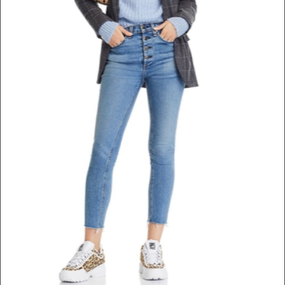 rag & bone Nina high-Rise Ankle Skinny in Farrah